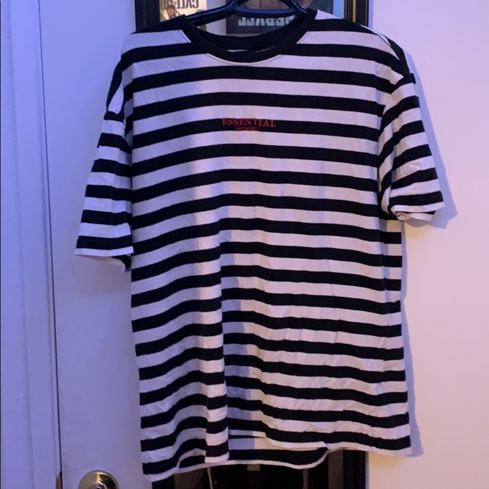 H&M striped shirts ( pink & black )